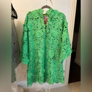 La Vie Style House Lime/bright green 3D Lace mini